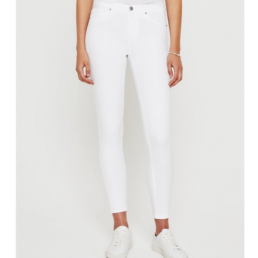 Ag Adriano Goldschmied Skinny Legging Ankle for women in a white hue